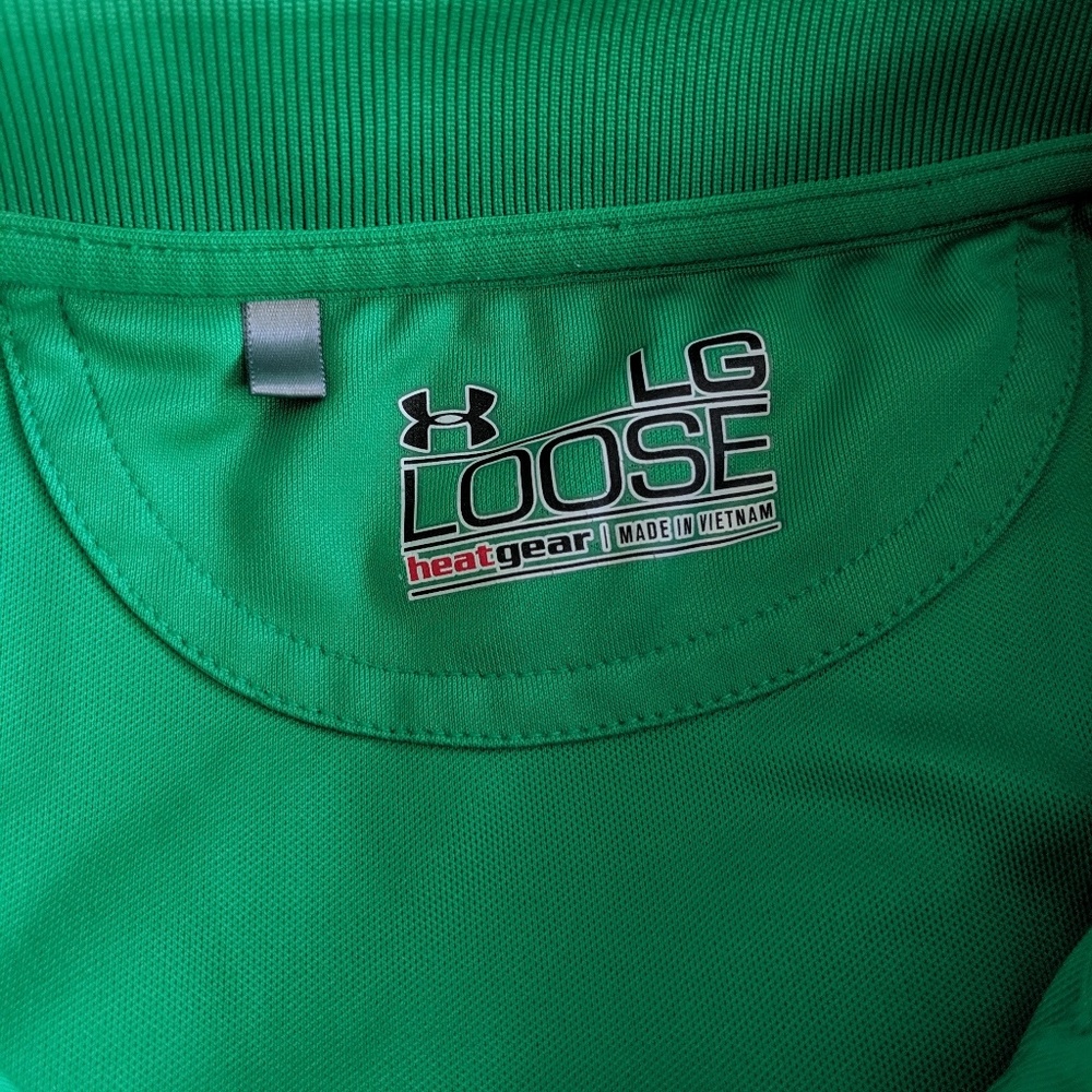 Under Armour green golf shirt. - Picture 2 of 2
